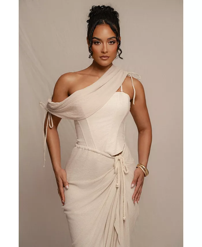 Women's New Obsession Draped Top - thumbnail 3