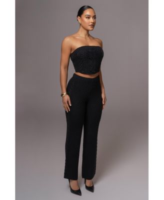 Women's Beige Madison Knit Pants