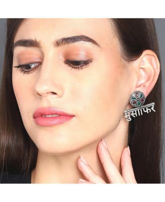 Women's Oxidised Stud Earrings