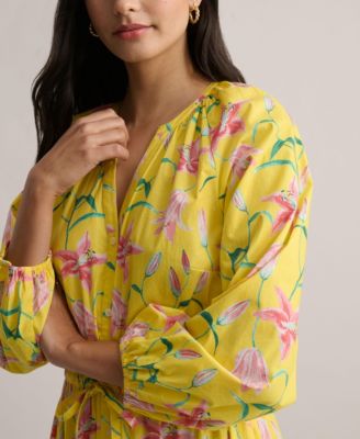 Women's Stretch Cotton Floral Aurelia Dress