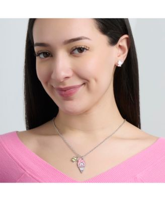 Best Friends Ice Cream Cone Necklace Set for Kids - Fun & Stylish Jewelry Gift