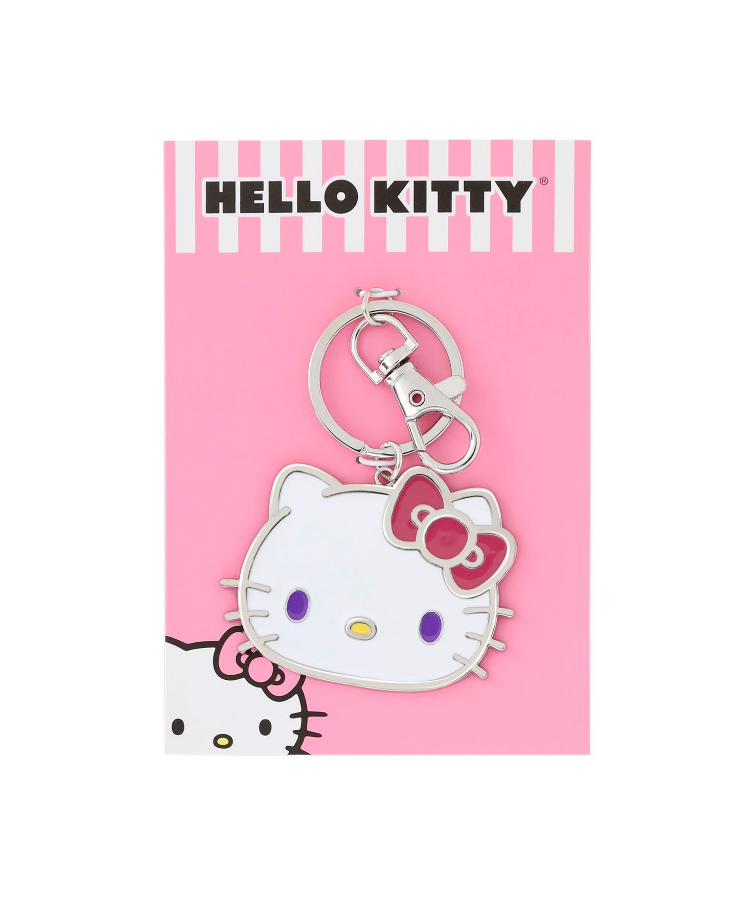 Брелок Hello Kitty Sally Rose Keychain Cute Official License, Enamel-Plated Fashion Sanrio Keychain with Lobster Clip Purse Charm — фото 4