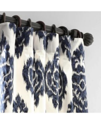 Damask Printed Cotton Room Darkening Curtain