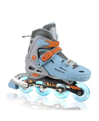 Adjustable Youth Inline Skates with Light Up Wheels (Wave Rider, size M)