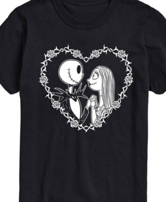 Men's Nightmare Before Christmas Heart Short Sleeve T-Shirt
