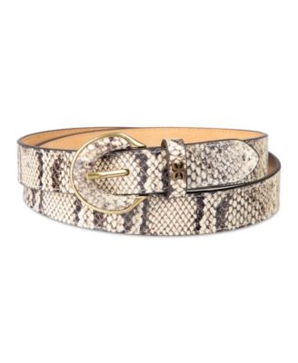 Women's Leather Harness Buckle Belt