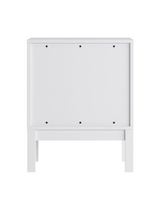 Samuel Kids Double-Drawer Night Stand With Solid Wood Frame