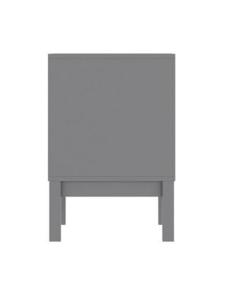 Samuel Kids Double-Drawer Night Stand With Solid Wood Frame