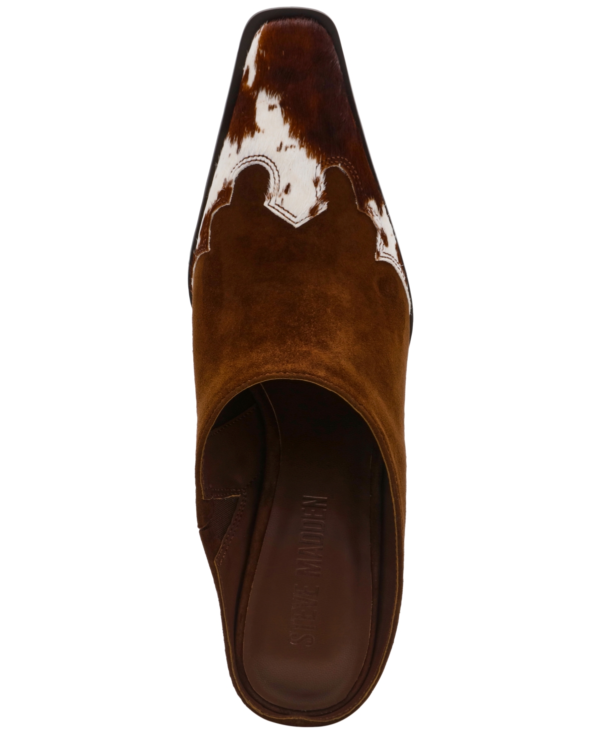 Steve Madden Women's Houston High-heel Snip-toe Western Mule Pumps In Brown