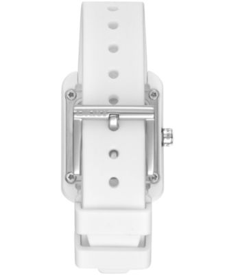 Women's City Sport White Silicone Strap Watch, 37mm