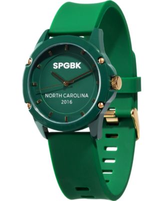 SPGBK Watches - Unisex Trojan Green Silicone Strap Watch 44mm