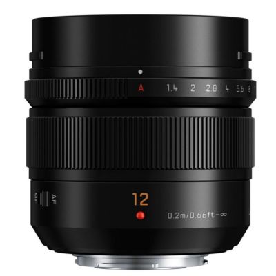 Panasonic LUMIX G Leica DG Summilux Lens, 12mm, F1.4 ASPH, Wide Angle, Professional Mirrorless Micro Four Thirds, H-X012 (USA Black) Bundle
