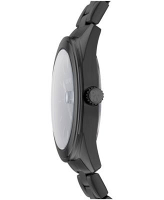 Men's Modernist Classics Gun Metal-Tone Stainless Steel Bracelet Watch, 40mm