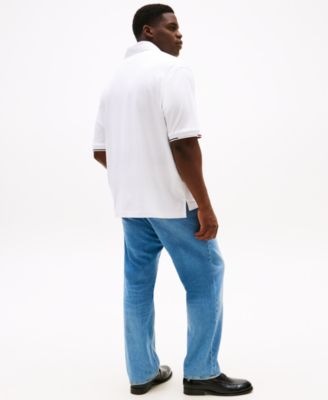 Men's Big & Tall Flag-Cuff Polo Shirt