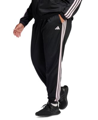 TRACK PANT everyone adidas BLACKブラック XL adidas Plus Size Tricot 3-Stripes Track Pants - Macy's