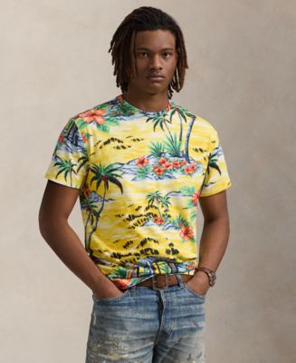 Polo Ralph Lauren Men's Classic-Fit Beach-Print Jersey T