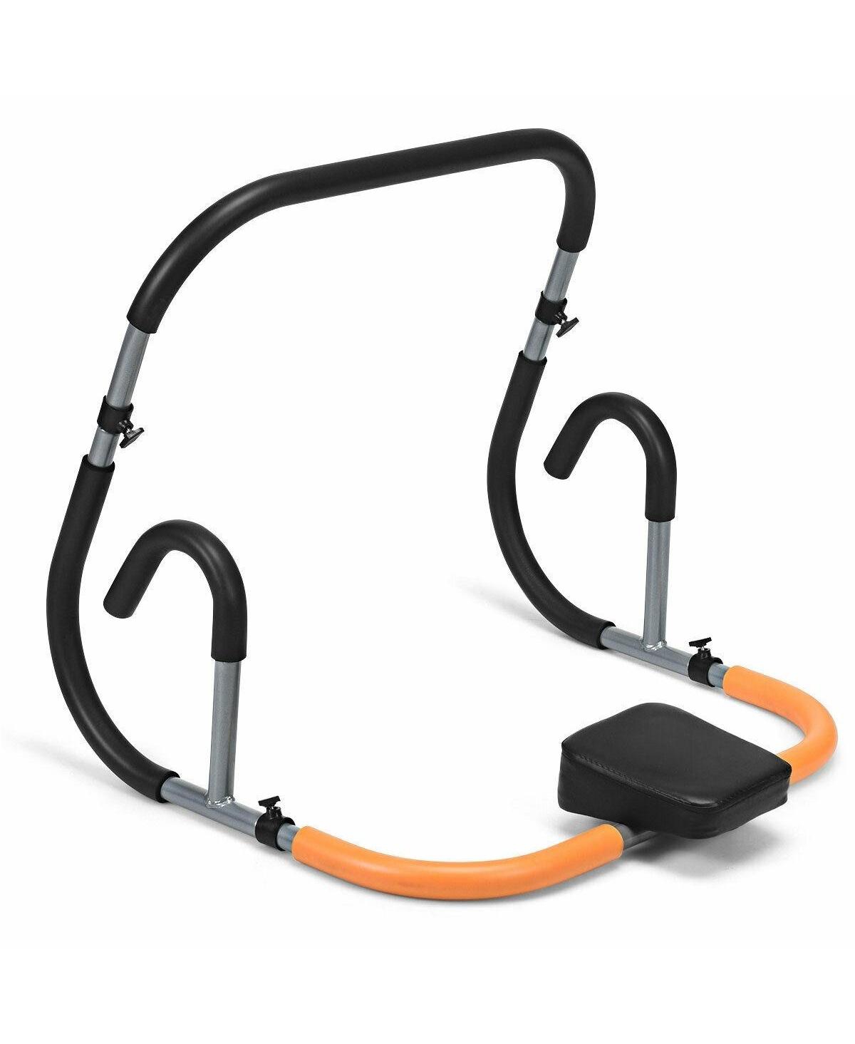 Portable Exercise Ab Fitness Crunch for Home Gym - Black