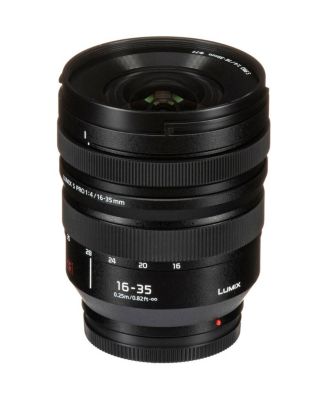 Panasonic Lumix S Pro 16-35mm F4 Wide Zoom Lens, Full-Frame L Mount, Dust/Splash/Freeze-Resistant for Lumix S Series Mirrorless Cameras