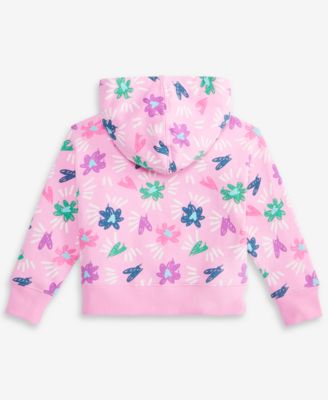 Toddler Girls Graffiti-Print Zip Hoodie, Exclusively at Macy's