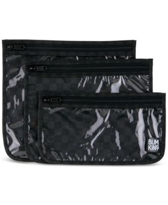 Bumkins - Rich and Bougee Clear Travel Bags, 3 Pack
