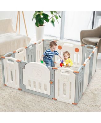 Baby 14 Panel Foldable Playpen Activity Center