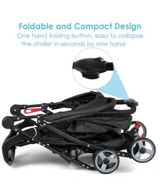 Toddler / Foldable, Lightweight, Travel-friendly, 5-Point Safety System / Stroller