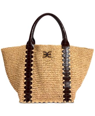 Sam Edelman - Marley Large Raffia Collapsible Tote
