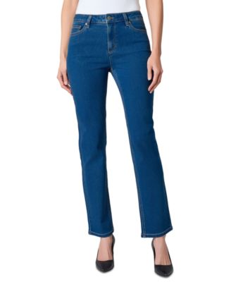 Kasper - Women's Mid-Rise Straight-Leg Jeans