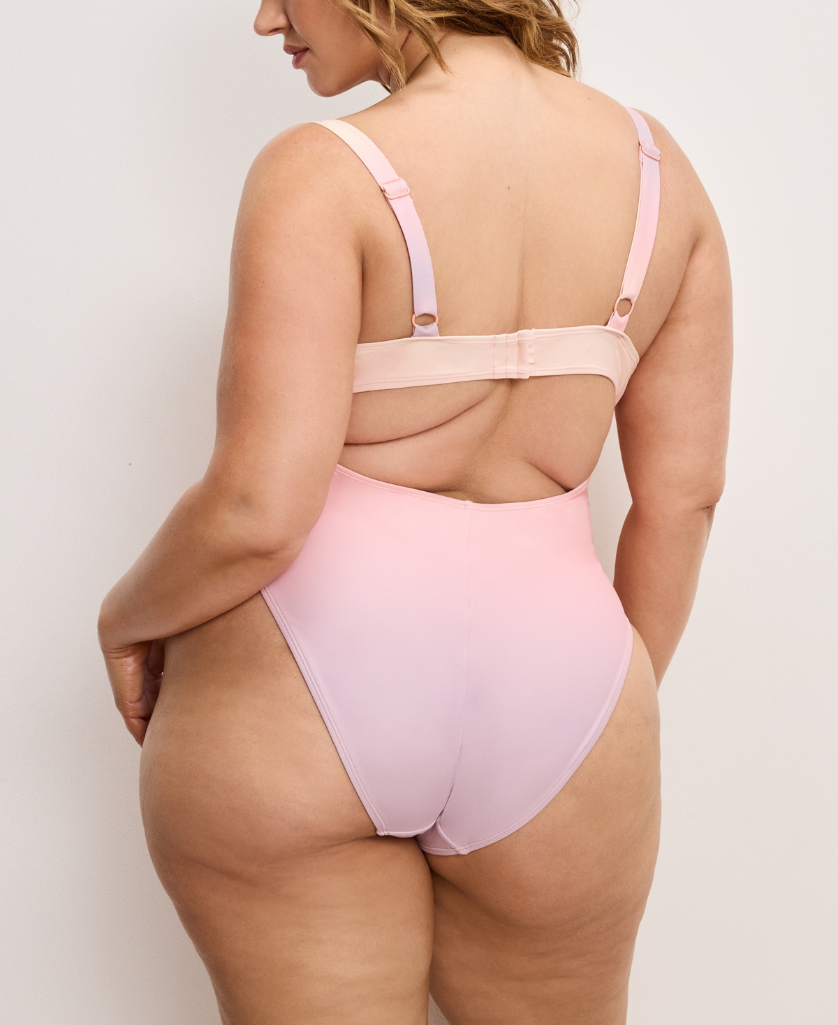 GOOD AMERICAN WOMEN'S SUNSET SHOW-OFF UNDERWIRE ONE-PIECE SWIMSUIT 