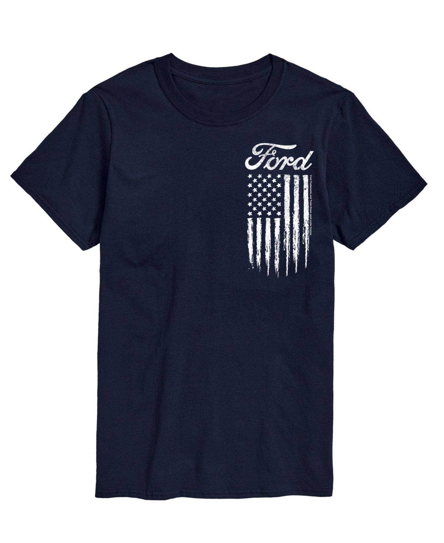 Men's Ford Logo Flag American Short Sleeve T-Shirt