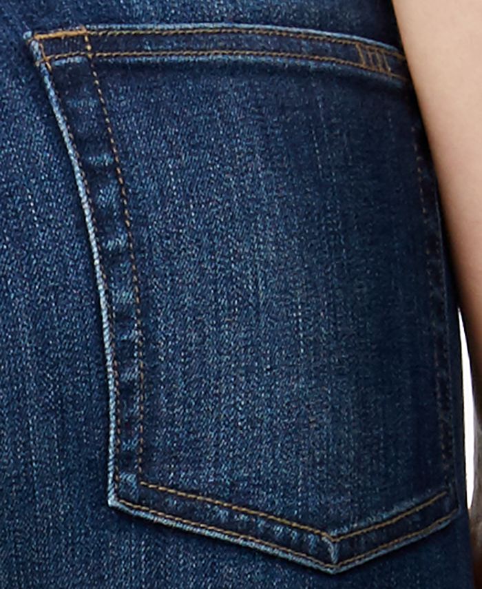 M1858 Megan Skinny Dark Blue Wash Jeans, Created for Macy's & Reviews ...