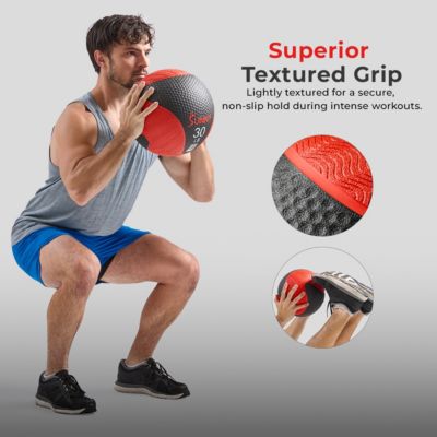 Medicine Ball 30LBS, Non-Slip Grip