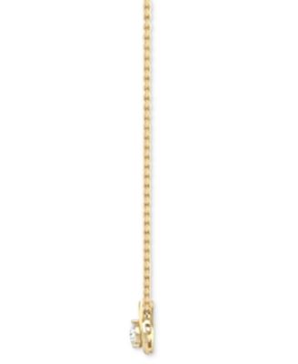 Diamond Tear-Shape 18" Pendant Necklace (1/5 ct. t.w.) in 14k White or Yellow Gold