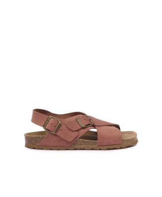 Crossover Buckle Sandal