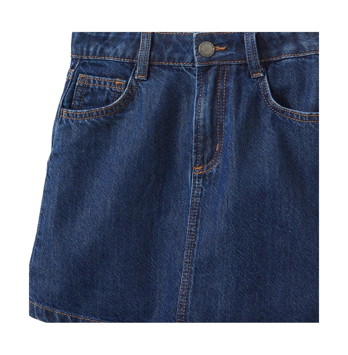 Cotton On Girls Little/Big Alayna Aline Denim Skirt