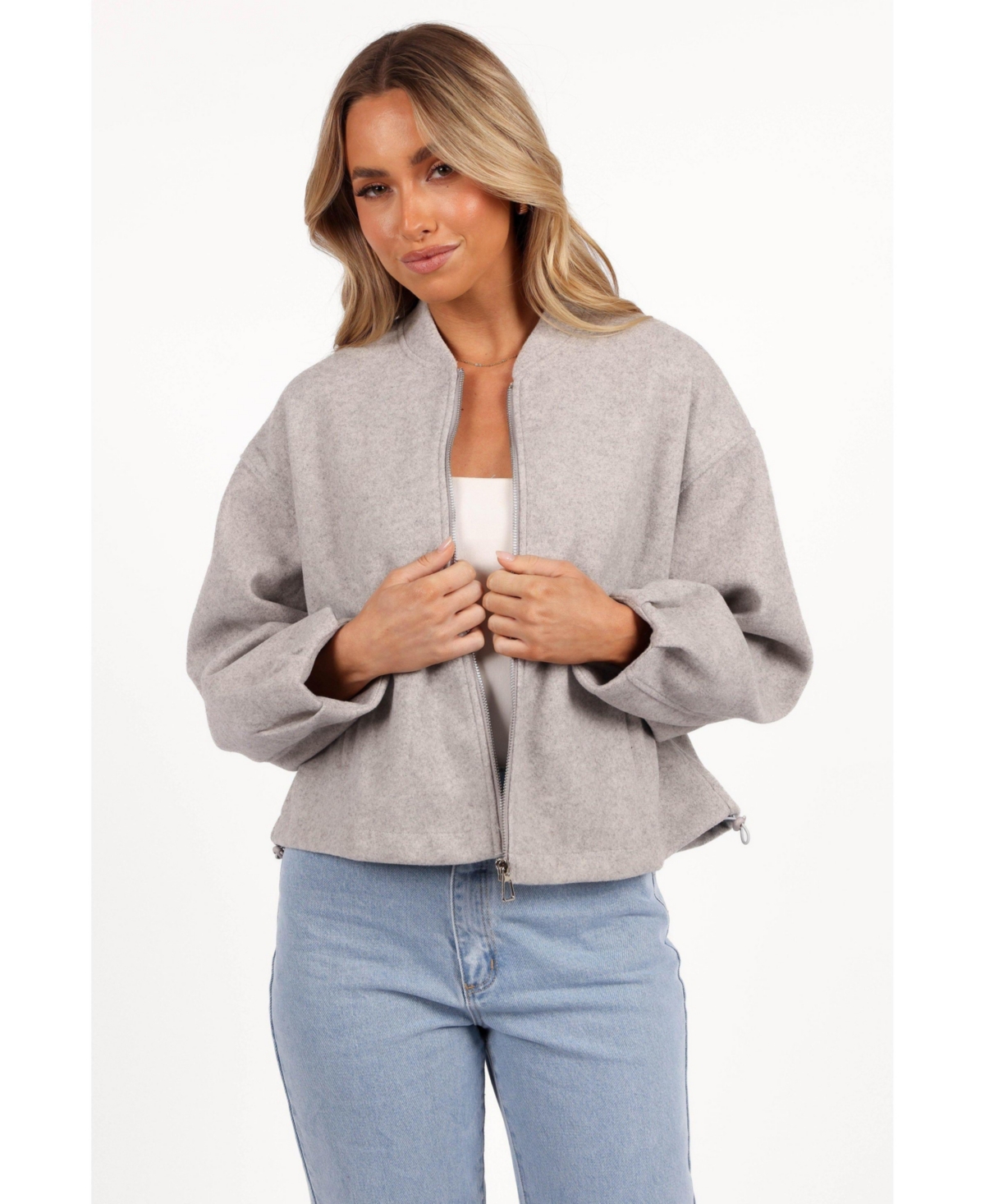 Women's Liv Zip Front Jacket - Grey