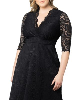 Women's Plus Size Maria Lace Evening Gown