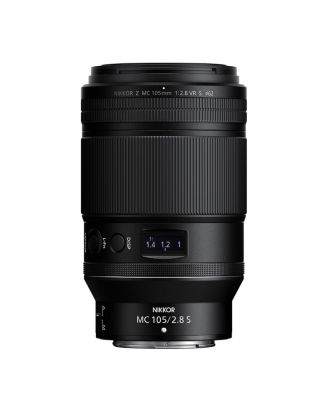 NIKKOR Z MC 105mm f/2.8 VR S Lens, Bundle with Flashpoint Zoom Li-on X R2 TTL On-Camera Round Flash Speedlight, 62mm Filter Kit, Cleaning Kit