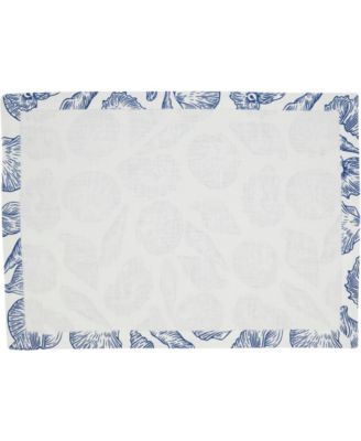 Seaside Sea Shells Cotton Placemats, 14" x 20"