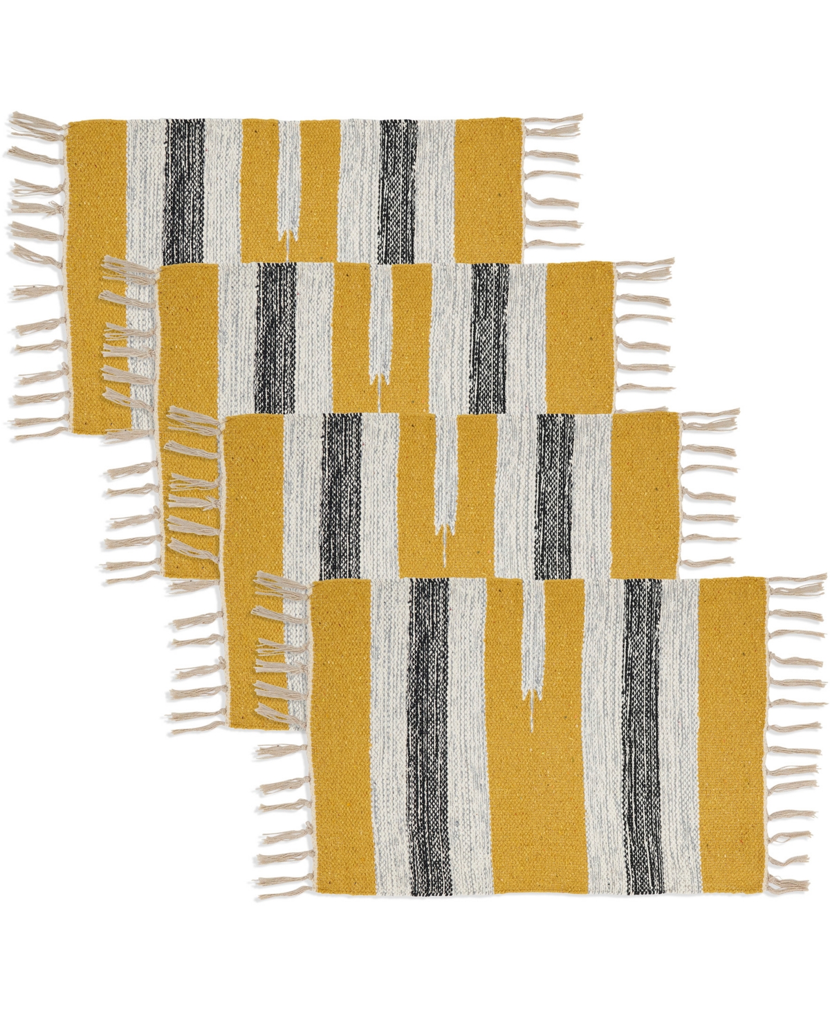 Saro Lifestyle Desert Horizon Placemats, 12" X 18" In Multi