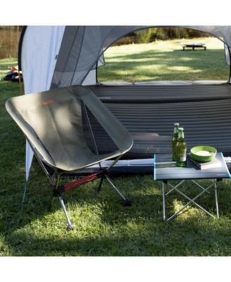 Ultralight Camping Chair, Portable Backpacking Chair with Storage Bag & Anti-Sinking Feet, Compact Collapsible Camp Chair