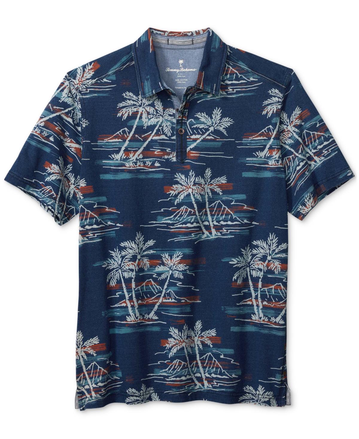 Tommy Bahama Men's Classic-fit Indigo Oasis Polo Shirt