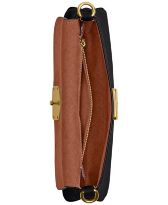 Small Jet Leather Shoulder Bag