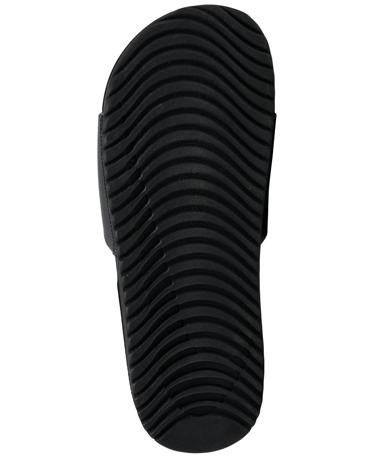 Nike Big Kids' Kawa Slide Sandals From Finish Line In Black,white