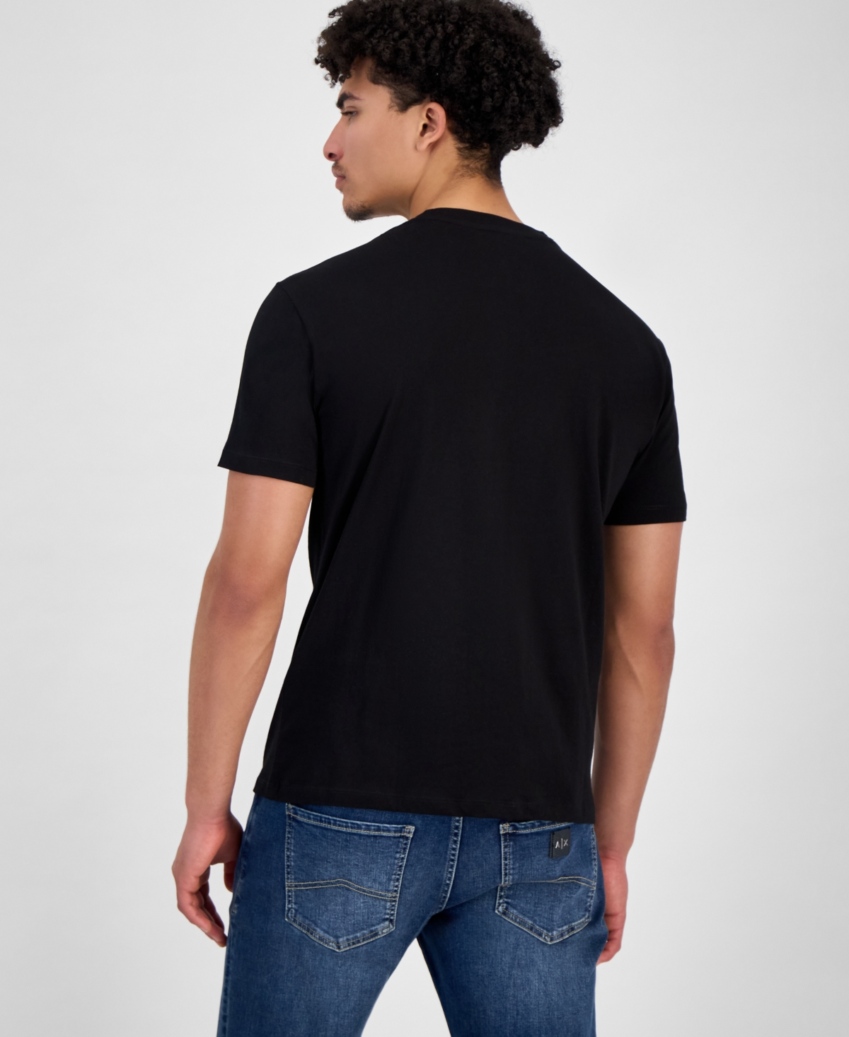 A|X Armani Exchange Men's Square Logo T-Shirt