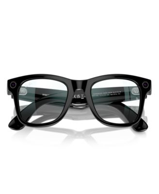 Unisex AI Meta Gen1 Wayfarer Blue Light Glasses, RW4006