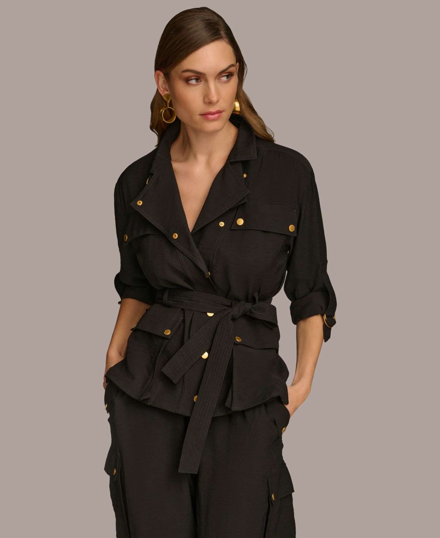 Women's Belted Utility Jacket