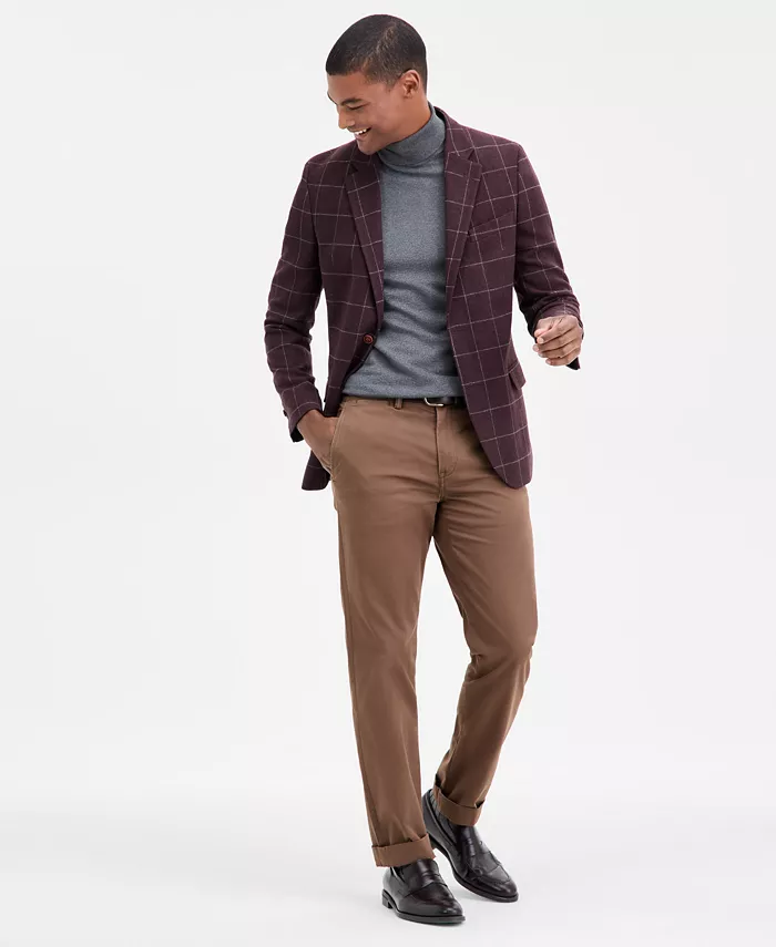 Men's Modern-Fit Tweed Patterned Sport Coat - thumbnail 4