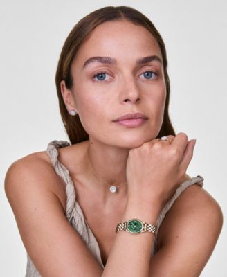 Women's Analog Gold-Tone Stainless Steel Watch, 22mm