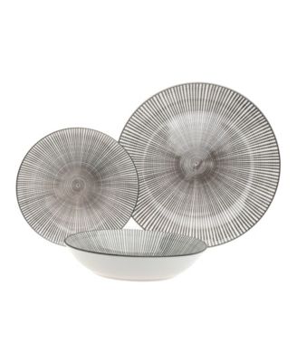 Laura Grey 12 Pc. Dinnerware Set, Service for 4